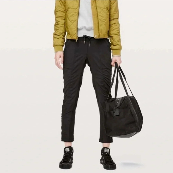 Lululemon Street To Studio Pant Unlined Black High Rise Athletic Pants Size 2 - Picture 9 of 10